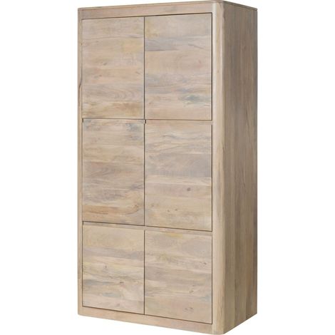 Armadio Mango bianco Laccato 105x60x200 cm montato TORONTO 365 (1/4)