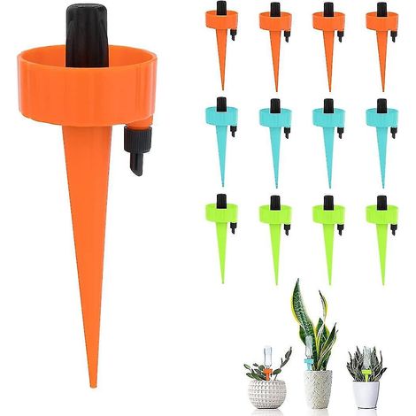 Kit d'irrigation goutte à goutte, 15 flacons goutte à goutte, arrosage automatique des plantes avec vannes de régulation (1/5)