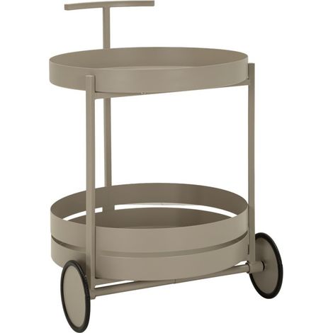 Carrello Saturno in metallo tortora (1/5)