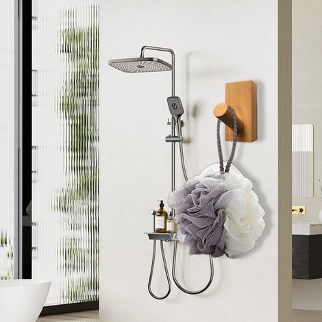 3 Wandhaken aus Holz, innovative und langlebige Kleiderbügel aus Holz für Flur oder Schlafzimmer (1/5)
