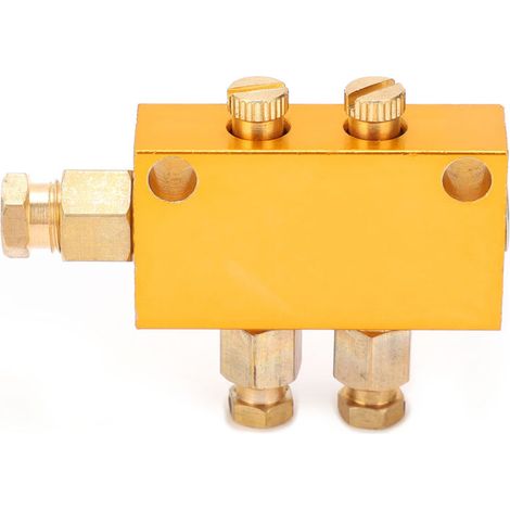 Séparateur d'huile, distribution uniforme du distributeur d'huile résistant à l'usure pour lignes de production pour machines CNC(Uno sur 2 sorties) (1/5)