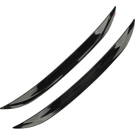 Glänzend schwarzer Kotflügelschutz mit Konturleiste. Kompatibel mit den meisten Fahrzeugen. 33,5 cm (1/5)