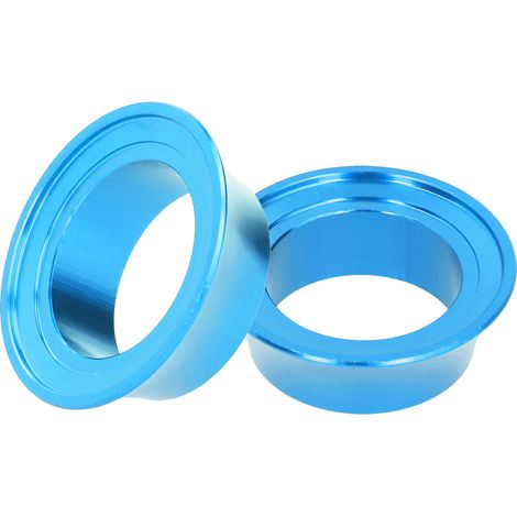 2 Pièces Spacers Coniques CNC Alliage d'Aluminium 15mm pour Fourche et Potence de Vélo Bleu (1/5)