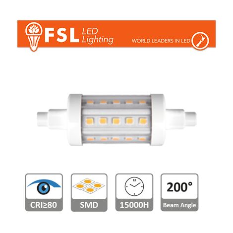 R7s - 5,5W 4000K 600LM 200º 2578mm CRI80