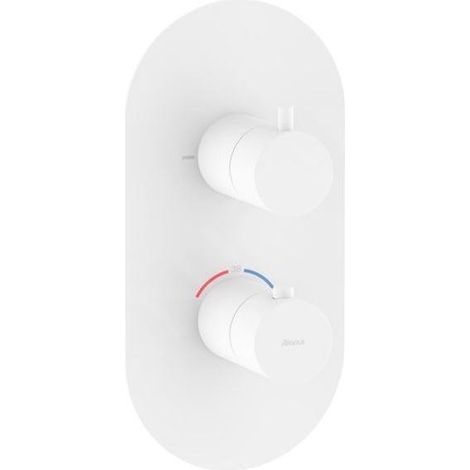 Ravak Espirit - Mitigeur thermostatique encastré, 2 sorties, blanc mat X070249 (1/5)