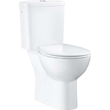 Grohe Bau Ceramic - Set WC combinato con cassetta e copriwater softclose, rimless, bianco alpino 39347000 (1/2)
