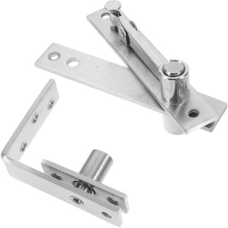 2 paire de sept charnières pour panneaux pivotants (haut/bas) avec système de verrouillage de porte et trémie d'accès