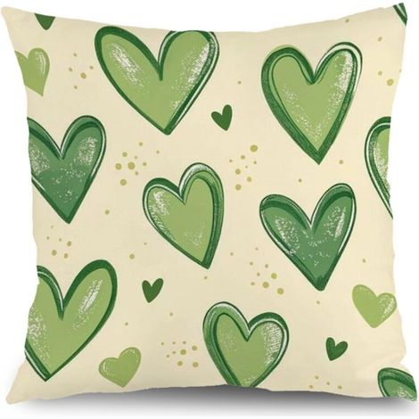Taie d'oreiller plantes fleurs vintage,décoration intérieure élégante,45×45cm (1/5)