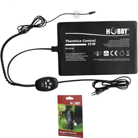 Hobby Thermica Control 23 W inkl. Hygro-Therm - Heizmatte + Hygrometer / Thermometer (1/5)