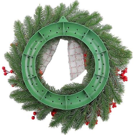 Couronne de Noël pour porte d'entrée, fenêtre, couloir, jardin, utilisation intérieure et extérieure. (1/4)