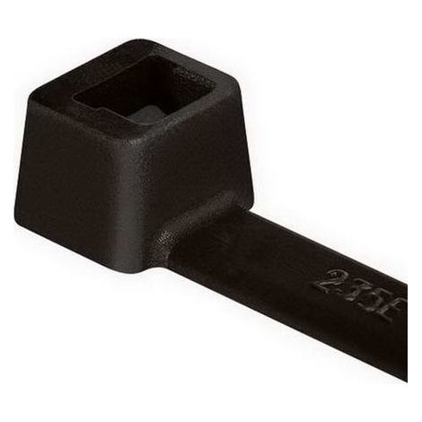 COLLIERS DE SERRAGE PLASTIQUE NOIR 390X7,6MM T120RW 100PCS