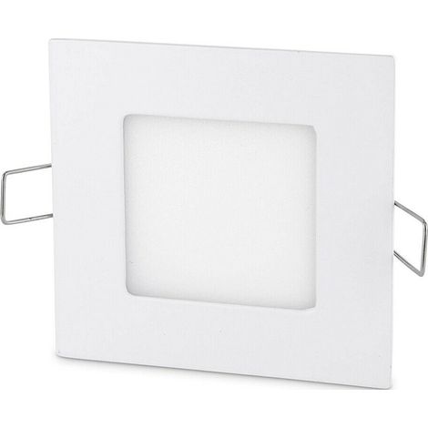 Faretto Led Incasso 6W Pannello Soffitto Luce Fredda Faro Interno Slim Quadrato (1/4)