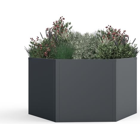 Westmann Varia 52 Metall Hochbeet 6-eckig Anthrazit (1/5)