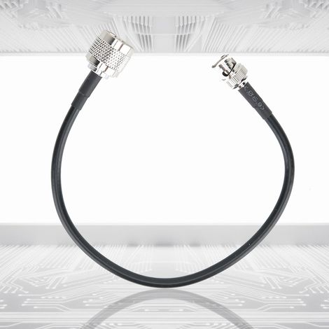 Câble coaxial RG58 30cm avec connecteurs N mâle à BNC mâle, faible perte (1/5)