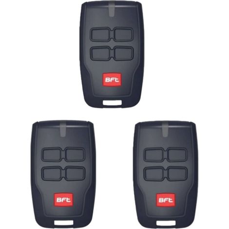 Set di 3 telecomandi BFT 12V a 4 canali 433 MHz, Mitto B RCB04 R1 2600535 D111906 (1/2)