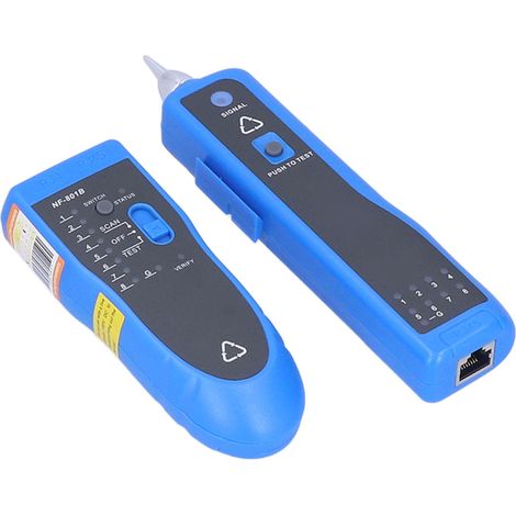 Testeur de câbles réseau NF-801B, détecteur d'impulsions multifréquences, kit de recherche de câbles Ethernet pour liaison de communication (1/5)