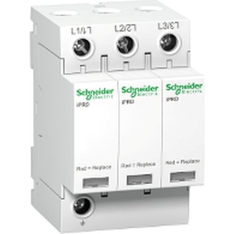 Interruptor iPRD 8r 8 kA 460V 3P con 8 kA de capacidad y 3 polos.