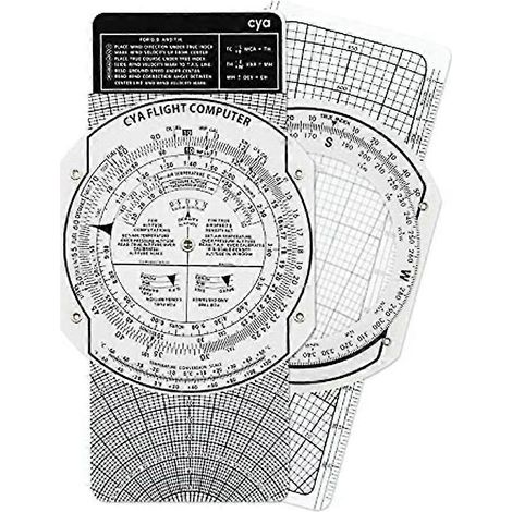 Ordinateur de vol en plastique E6B 2024, calculateur de vol breveté pour pilote d'aviation, modèle standard de trajectoire de vol