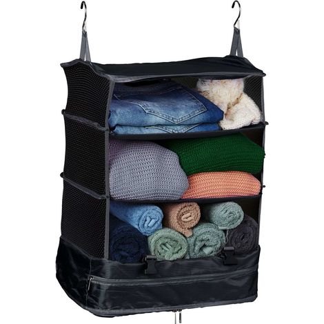 Organizer da viaggio sospeso con 4 scomparti