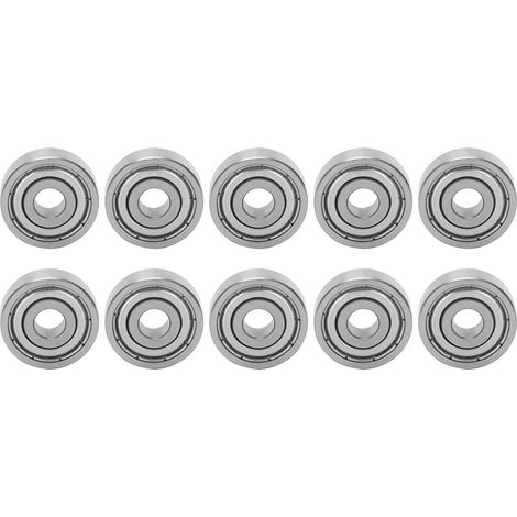 10 Roulements à Billes Silencieux en Acier Inoxydable pour Longboard et Patins à Roulettes (1/5)