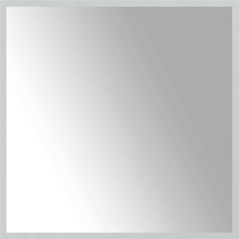 Espejo de baño LED Transparente 60 x 60 cm vidrio templado vidaXL (1/4)