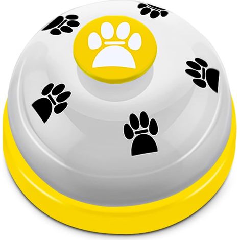 Filiyano-1 clochette jaune pour l'entraînement des animaux de compagnie, sonnette pour chien, sonnette de porte (1/5)