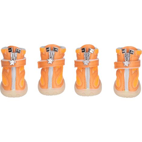 Chaussures Pour Chien - Semelle En Tendon De Boeuf Non Glissante - Respirantes Et Imperméables - Taille 5 - Pour Chiens Petits (1/5)