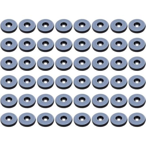 Deslizadores para muebles, juego de 48 deslizadores redondos de Tflon, deslizadores antivibración para muebles - 19 mm, (redondos) -Crezuo