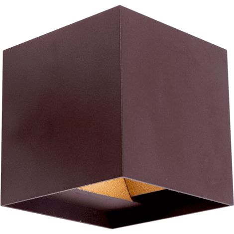Lampada da parete IP54 Open LED 2x5W 4000K Ossido marrone (1/5)