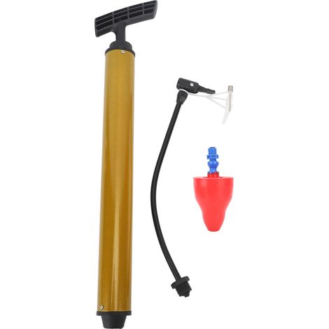GARRYFIZH Déboucheur de toilettes haute pression, outil puissant à air comprimé pour canalisations bouchées, sol et salle de bain, rouge (1/5)