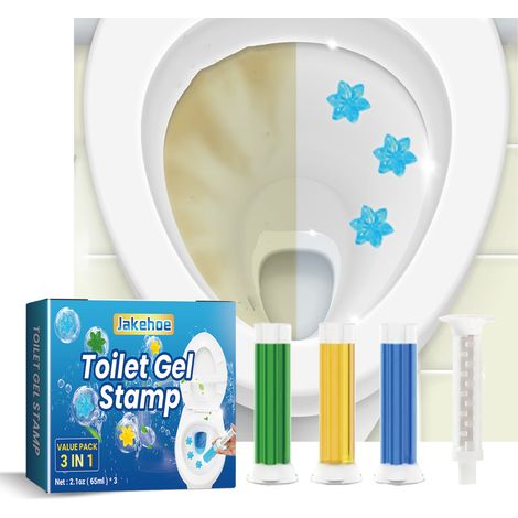 WC-Reiniger (3 x 65 ml) - Desodoriert und reinigt Toiletten, entfernt Gerüche, Urinflecken und Kalk. -- BIEMMEDUE (1/5)