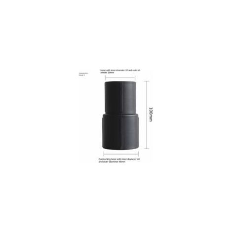 4-Piece Vacuum Cleaner Dust Filter Conversion Connector Head Adapter for 32/40/50mm Inner Diameter Threaded Hose Parts (1/5)