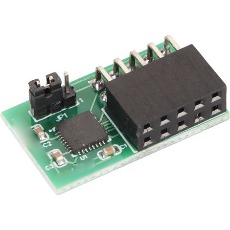 TPM 2.0-Modul, SPI-Schnittstelle, vertikale Stabilität, hohe Sicherheit, 9670-Chipsatz, 10-poliges SPI-Modul für SuperMicro AOM TPM 9670V S (1/5)