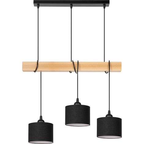 Tornado AM3PB Lampe, schwarz, Buche (1/4)