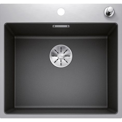 Evier Blanco Subline 500-IF/A SteelFrame Silgranit - ANTHRACITE - Vidage : Automatique (1/5)