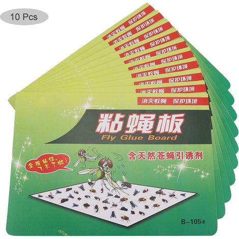 Lot de 10 pièges à insectes collants parfumés aux bonbons, pièges à insectes ultra-collants pour attraper les nuisibles (1/4)