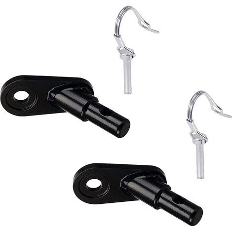 Fahrradanhängerkupplung mit 14-mm-Sicherungsbolzen. Kompatibel mit Blue Bird, DOGGYHUT, DURAMAXX, Kranich, M-Wave, Point, PROPHETE und weiteren Marken. (1/5)