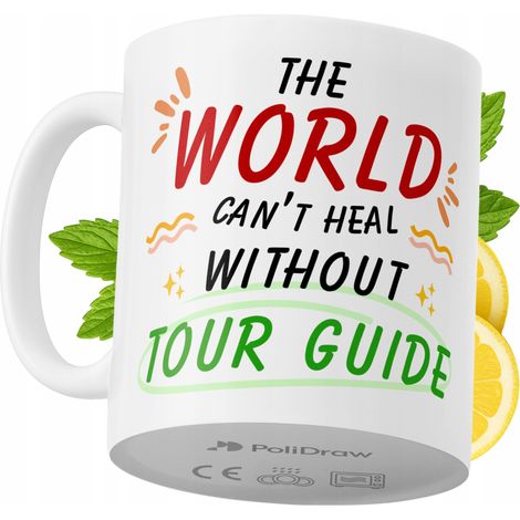 Lustiger Kaffee- oder Teebecher mit witzigem Textdesign für Reiseführer – ideal für Geburtstage, Namenstage, Feiertage und besondere Anlässe. Hochwertiger Becher für Zuhause, Büro und Arbeit. Farbe: W