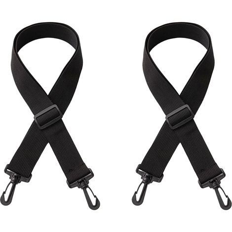 tracolle regolabili per borse - Tracolla nera 135 cm × 3 cm, universale, per borsa a mano, borsa per laptop, borsa per fotocamera