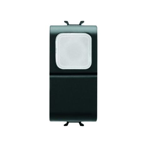B-P 1M 1P NO 16A VOYANT TRANSPARENT NOIR GEWISS GW12144