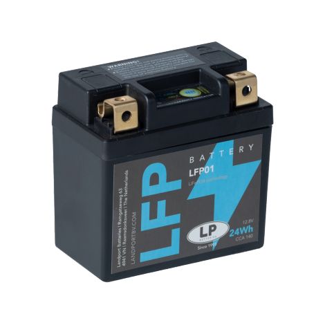 Batteria Landport da 25,6 Wh LiFePO4 per KTM, Husqvarna (LFP01, 500 g)