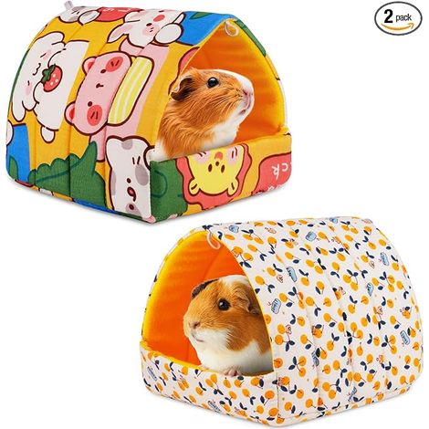 Guinea Pig House, Small Animals Sleeping Winter Cabin, Warm Cave Beds Small, Dwarf Rabbit, Chinchilla, Hedgehog, Guinea Pigs, Squirrels (1/5)