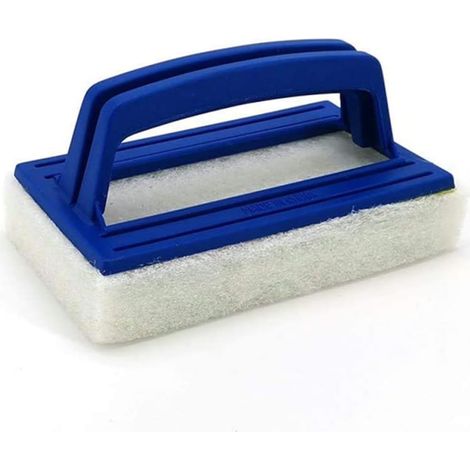 Brosse éponge portative pour piscine, brosse éponge robuste, pour nettoyer les baignoires, les parois de piscine et les carreaux (1/5)