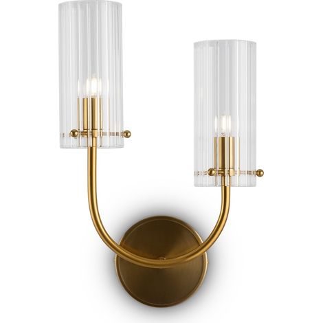 Applique murale glamour cristal laiton Maytoni Arco (1/3)