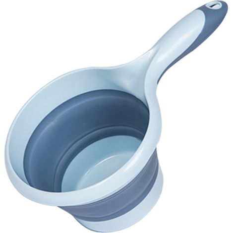 Louche à eau pliante multifonctionnelle, bain pliable, pour cuisine, salle de bain, bleu ciel (1/5)