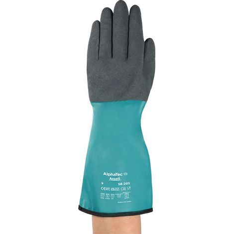 GUANTE ALPHATEC 58-201 VERDE/G
