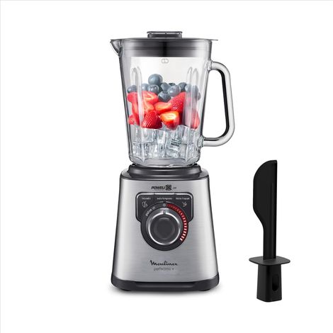 Blender électrique Moulinex PerfectMix+ 2 L 1200 W Argenté/Noir