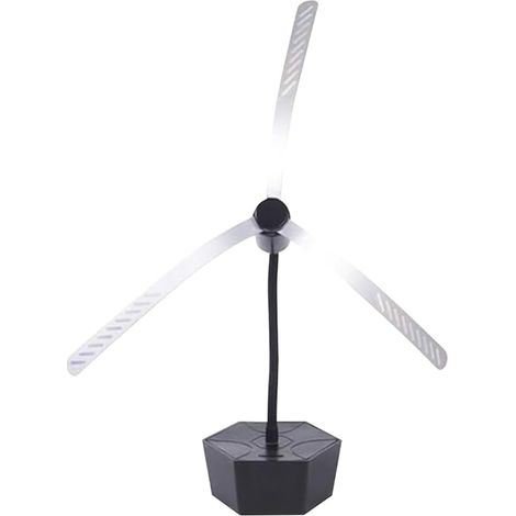 Ventilateur Anti-Mouches pour Tables, Rechargeable par USB, avec Lames holographiques, Anti-moustiques, Anti-Insectes, éloigne Les Mouches pour Le Camping, la Maison, Le Restaurant, (1/5)