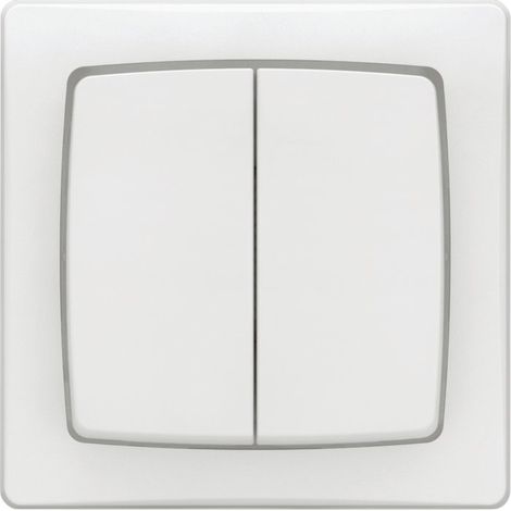 Interrupteur pour va-et-vient ou bouton poussoir 5 en 1 saillie complet - LEGRAND - 086020L
