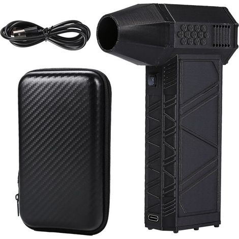 Ventilador turbo de 130.000 RPM, velocidad del viento de 52 m/s, motor sin escobillas, ventilador de conducto portátil, soplador eléctrico (1/2)
